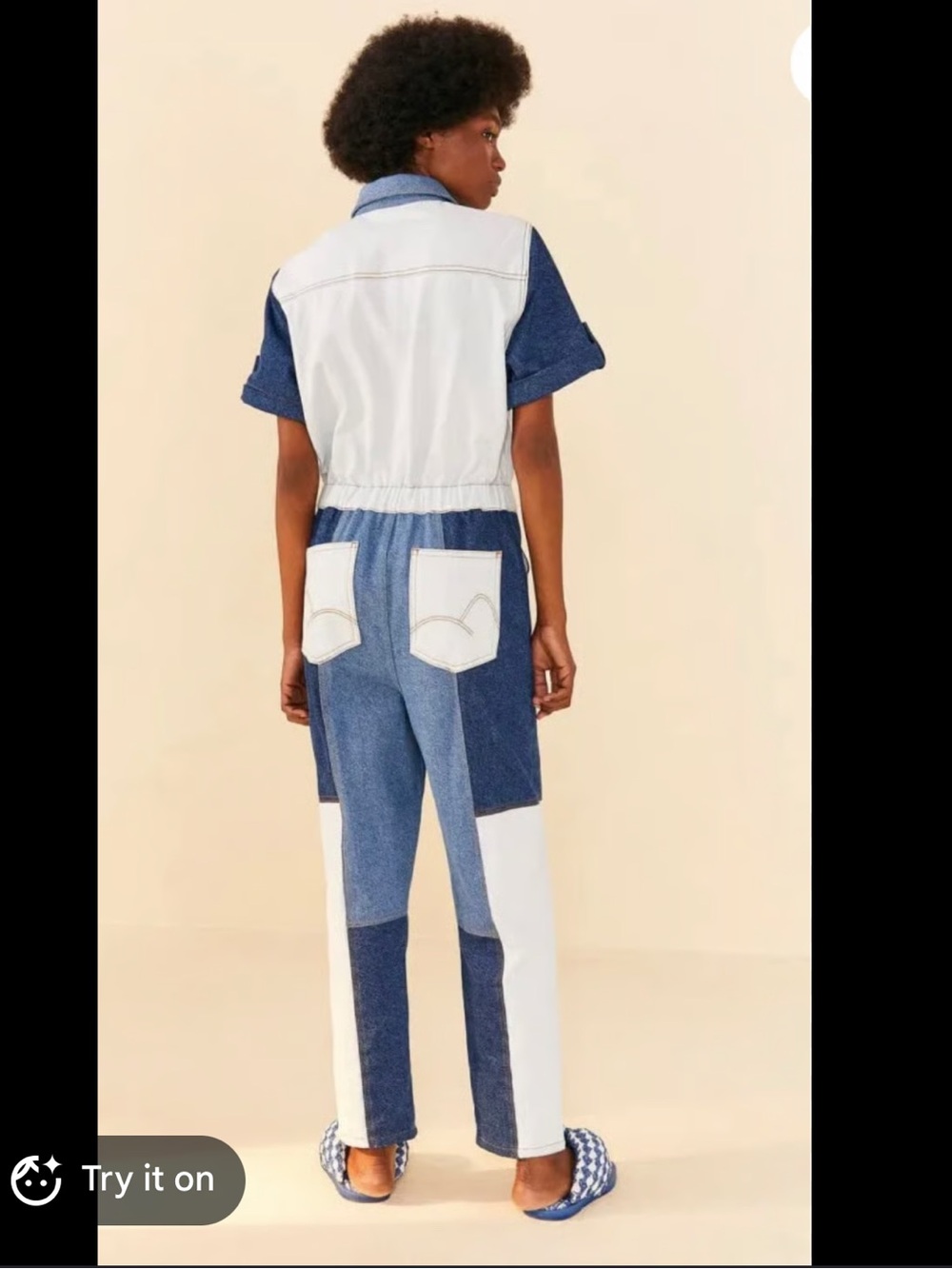NWT farm rio patchwork jumpsuit